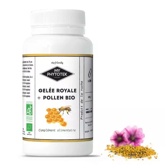 Jalea real + polen orgánico